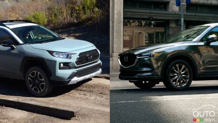 Comparaison : Mazda CX-5 Signature 2019 vs Toyota RAV4 Trail 2019